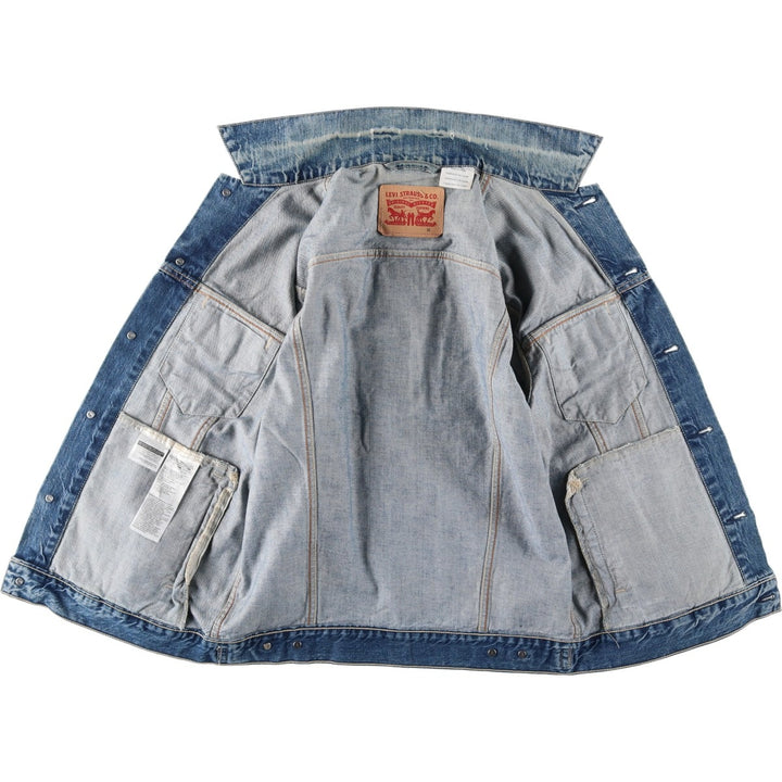 Levi's denim jacket, denim jacket, men's size M cotton blue type Vintage Second Hand