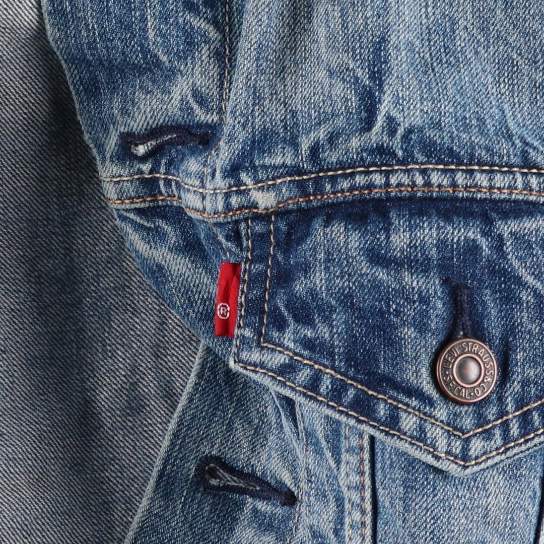 Levi's denim jacket, denim jacket, men's size M cotton blue type Vintage Second Hand