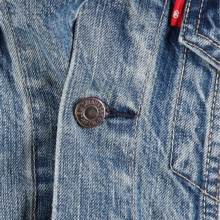 Levi's denim jacket, denim jacket, men's size M cotton blue type Vintage Second Hand