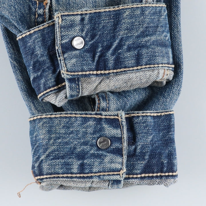 Levi's denim jacket, denim jacket, men's size M cotton blue type Vintage Second Hand