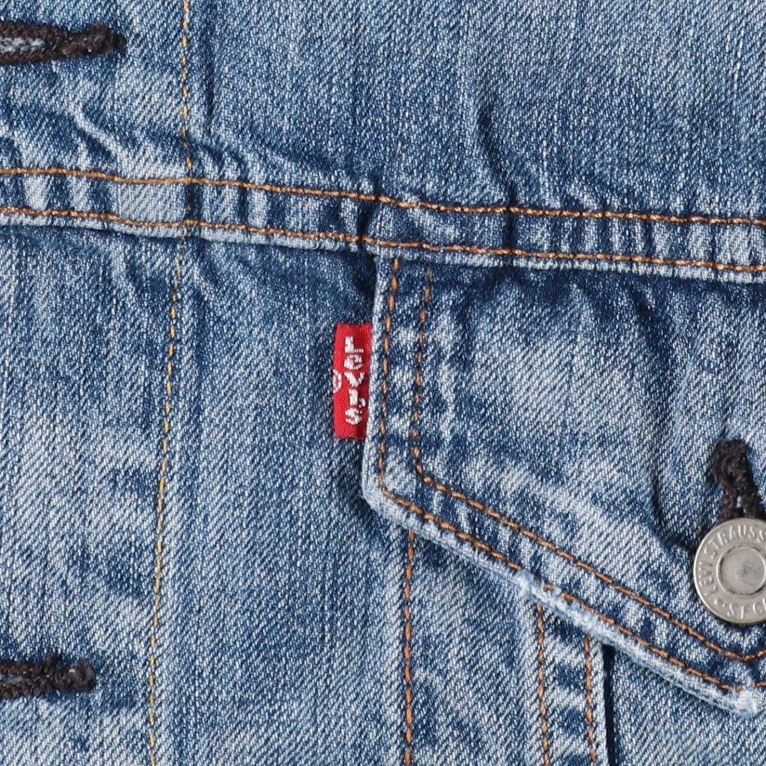 Levi's 72510-0028 Euro Model Denim Jacket (Men's Size M equivalent) Vintage cotton blue type Vintage Second Hand