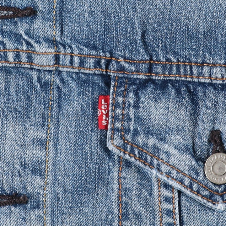 Levi's 72510-0028 Euro Model Denim Jacket (Men's Size M equivalent) Vintage cotton blue type Vintage Second Hand