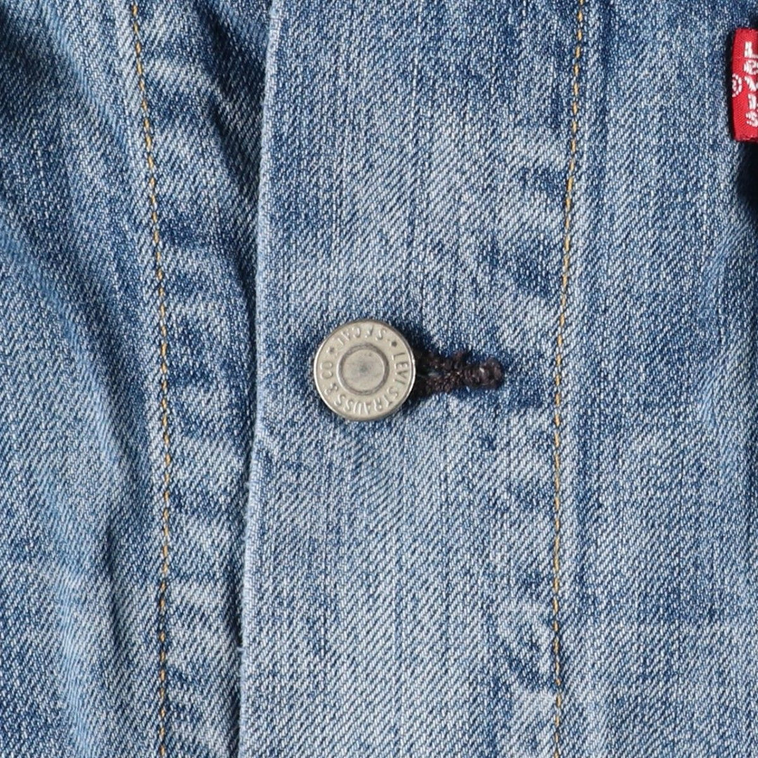 Levi's 72510-0028 Euro Model Denim Jacket (Men's Size M equivalent) Vintage cotton blue type Vintage Second Hand