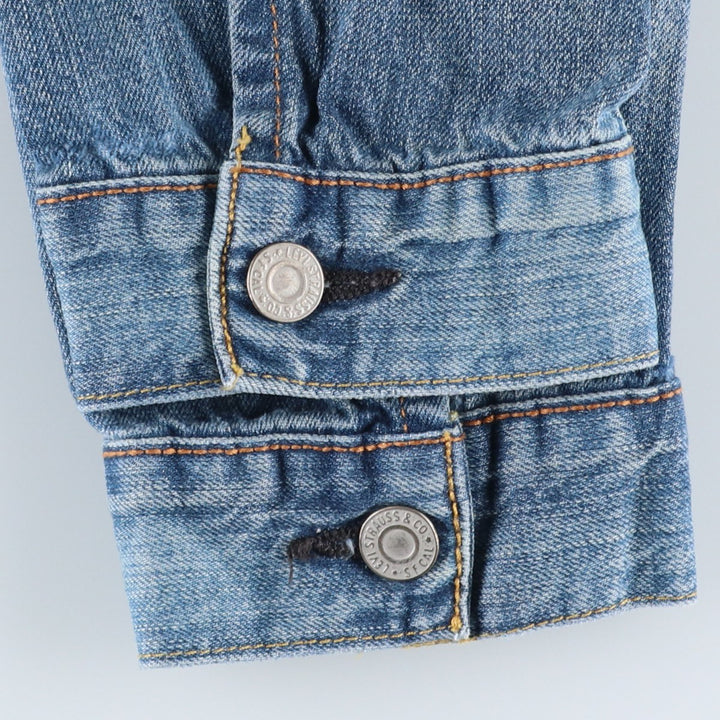 Levi's 72510-0028 Euro Model Denim Jacket (Men's Size M equivalent) Vintage cotton blue type Vintage Second Hand