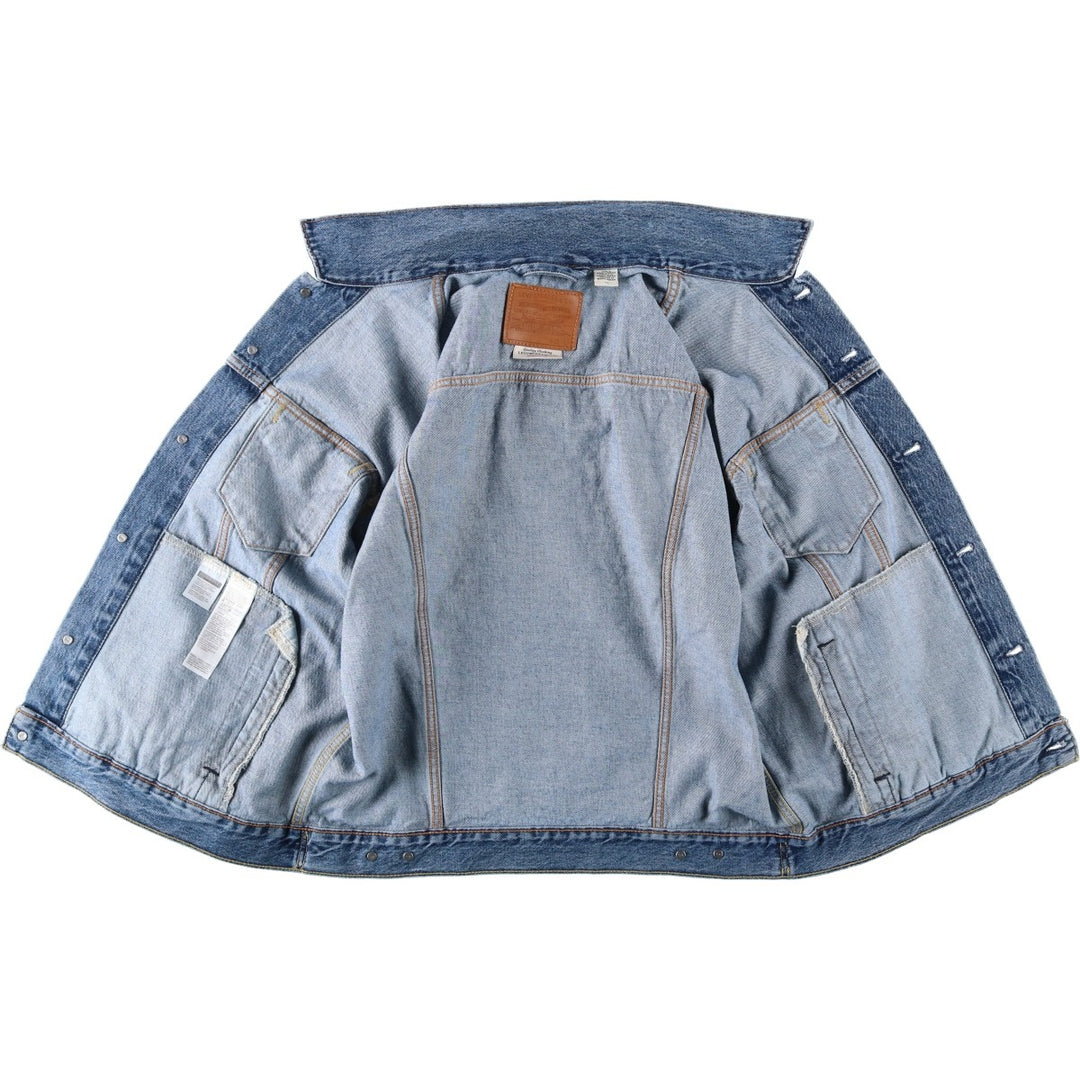 Levi's Premium denim jacket (men's size L equivalent) cotton blue type Vintage Second Hand
