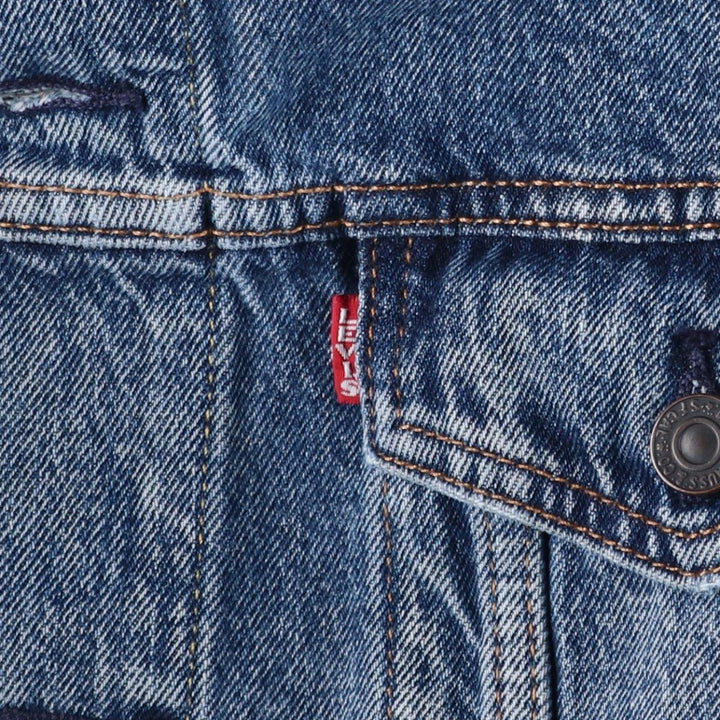 Levi's Premium denim jacket (men's size L equivalent) cotton blue type Vintage Second Hand