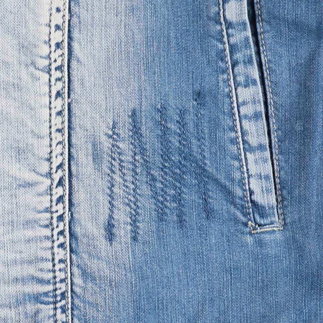 Ocean Pacific denim jacket, men's size XL (approx.) cotton blue type Vintage Second Hand