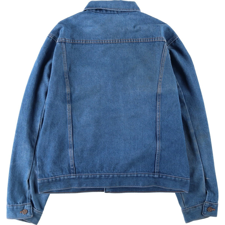 1980'S JCPenney BIG MAC Denim Jacket, Made in USA, Men's Size M (approx.), Vintage unclear blue type Vintage Second Hand