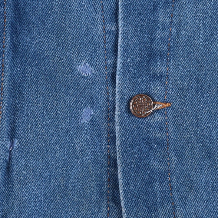 1980'S JCPenney BIG MAC Denim Jacket, Made in USA, Men's Size M (approx.), Vintage unclear blue type Vintage Second Hand