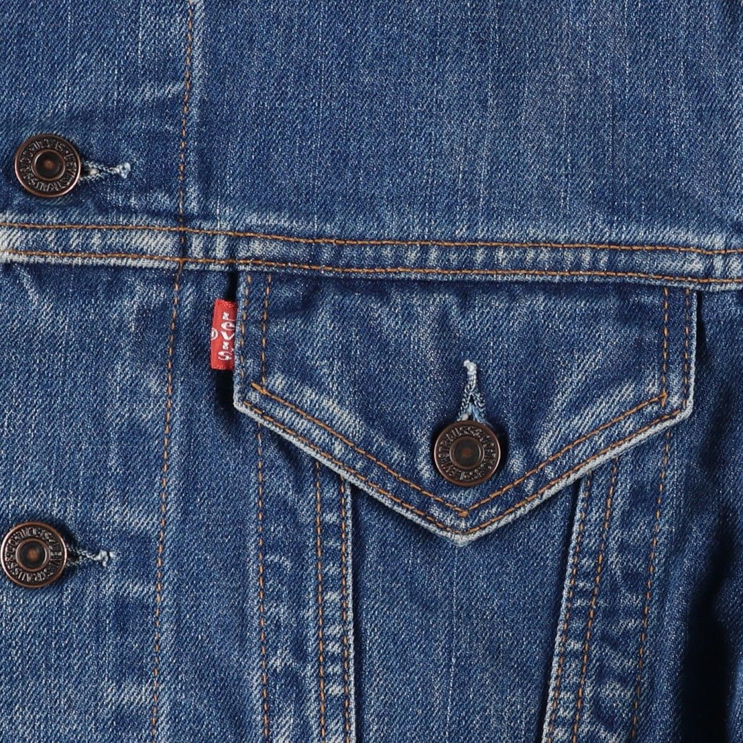 2000'S Levi's 70550-0414 Euro Model Denim Jacket, Men's Size Small cotton blue type Vintage Second Hand