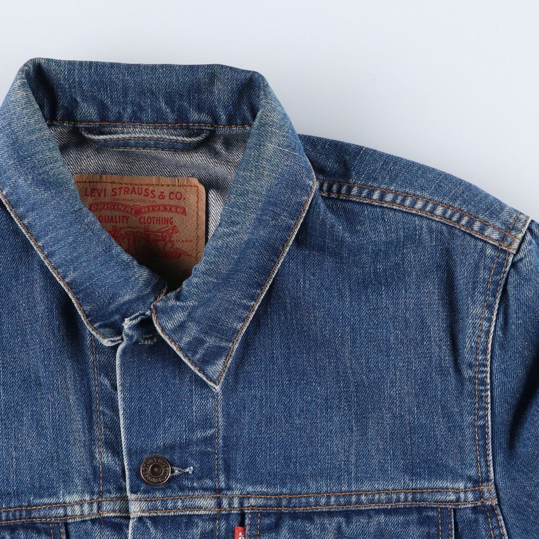 2000'S Levi's 70550-0414 Euro Model Denim Jacket, Men's Size Small cotton blue type Vintage Second Hand