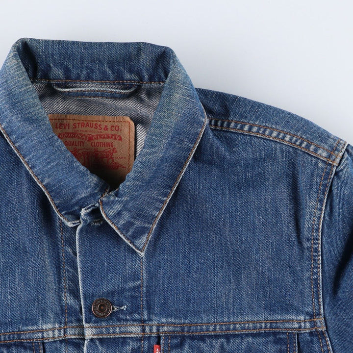 2000'S Levi's 70550-0414 Euro Model Denim Jacket, Men's Size Small cotton blue type Vintage Second Hand