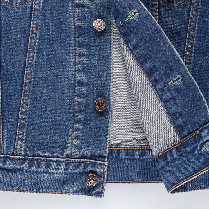 2000'S Levi's 70550-0414 Euro Model Denim Jacket, Men's Size Small cotton blue type Vintage Second Hand