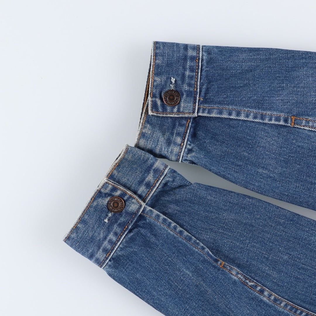 2000'S Levi's 70550-0414 Euro Model Denim Jacket, Men's Size Small cotton blue type Vintage Second Hand