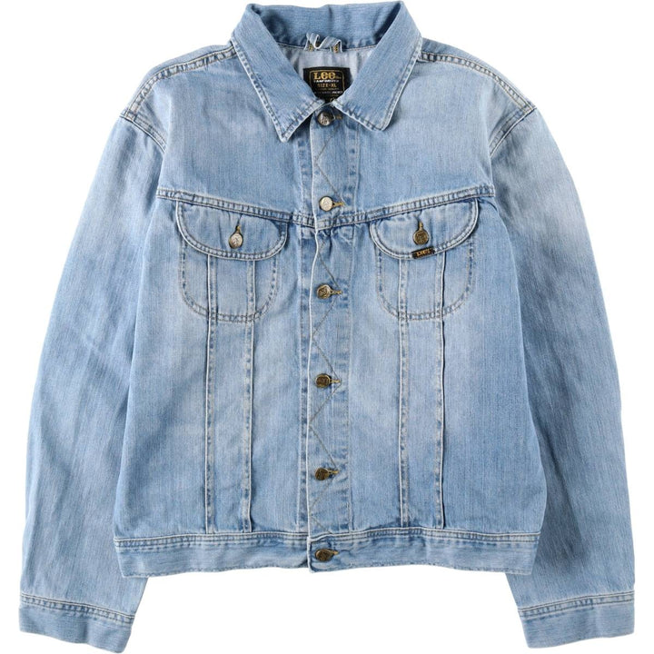 ~90'S Lee Denim Jacket, G-Jean, Men's XL equivalent, Vintage unclear blue type Vintage Second Hand