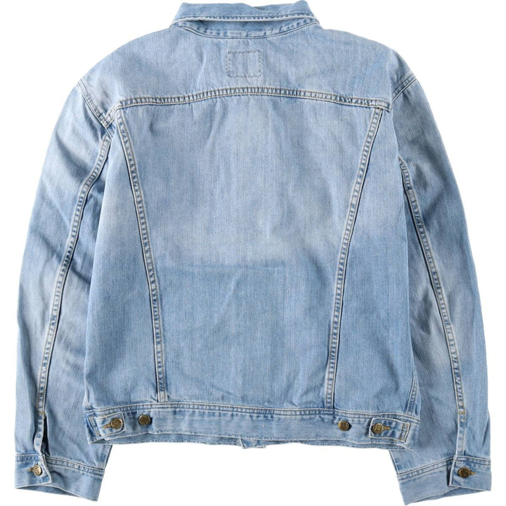 ~90'S Lee Denim Jacket, G-Jean, Men's XL equivalent, Vintage unclear blue type Vintage Second Hand
