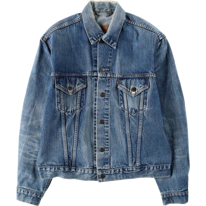 1990'S Levi's 70500-0401 Denim Jacket, Men's XXL equivalent, Vintage cotton blue type Vintage Second Hand