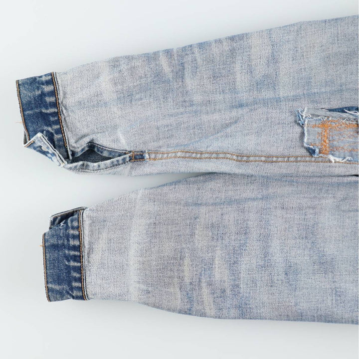 1990'S Levi's 70500-0401 Denim Jacket, Men's XXL equivalent, Vintage cotton blue type Vintage Second Hand