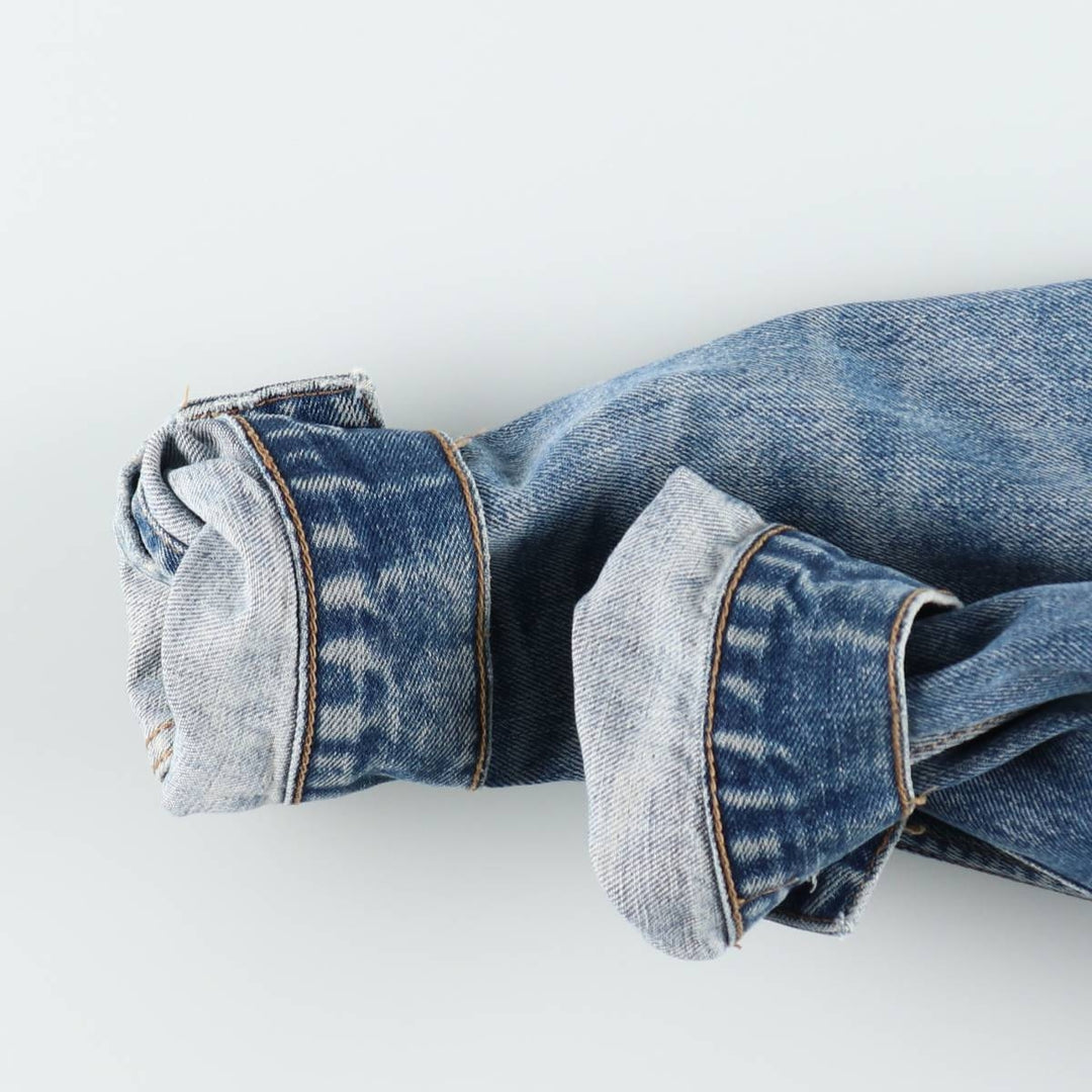 1990'S Levi's 70500-0401 Denim Jacket, Men's XXL equivalent, Vintage cotton blue type Vintage Second Hand