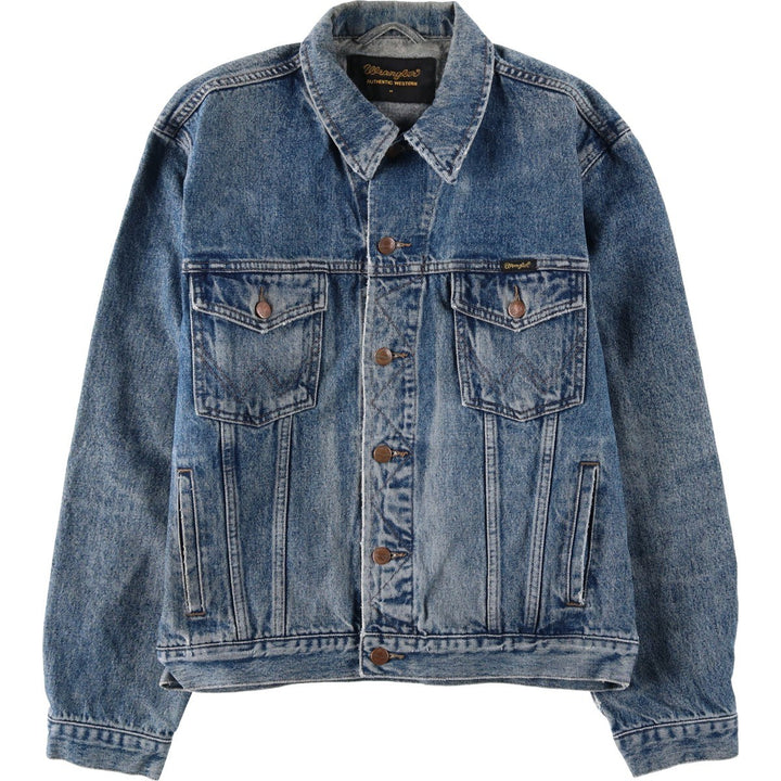 Wrangler Denim Jacket, G-Jean, Men's M size cotton blue type Vintage Second Hand