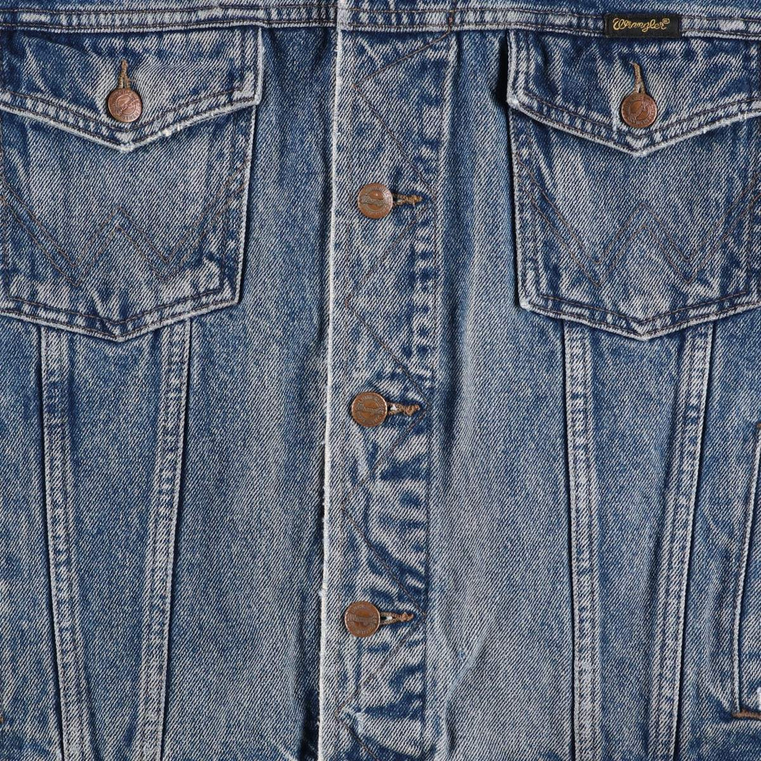Wrangler Denim Jacket, G-Jean, Men's M size cotton blue type Vintage Second Hand