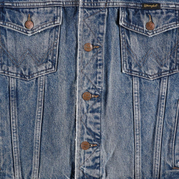 Wrangler Denim Jacket, G-Jean, Men's M size cotton blue type Vintage Second Hand