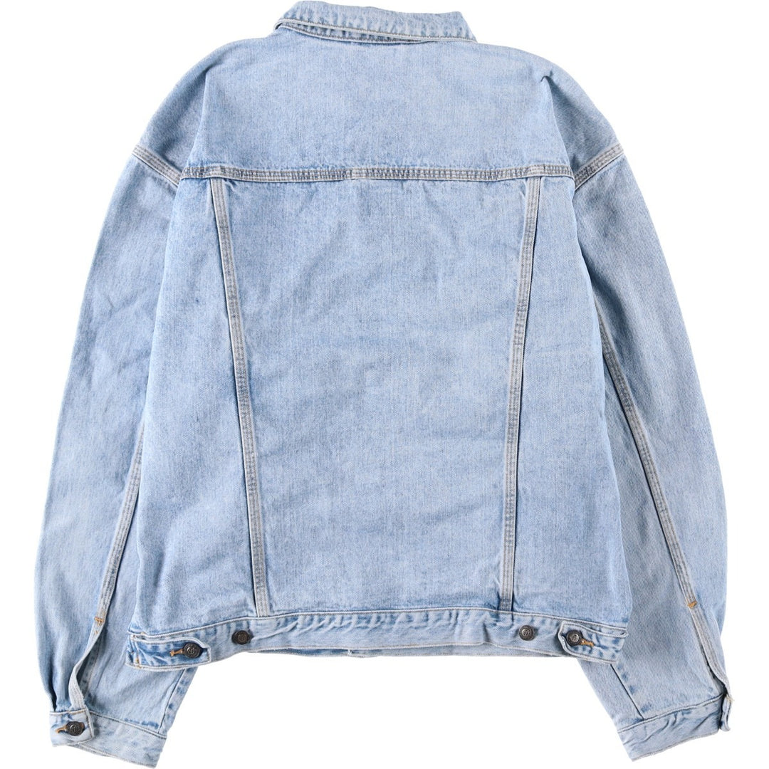 2000'S Wrangler denim jacket, men's size XXL. cotton blue type Vintage Second Hand