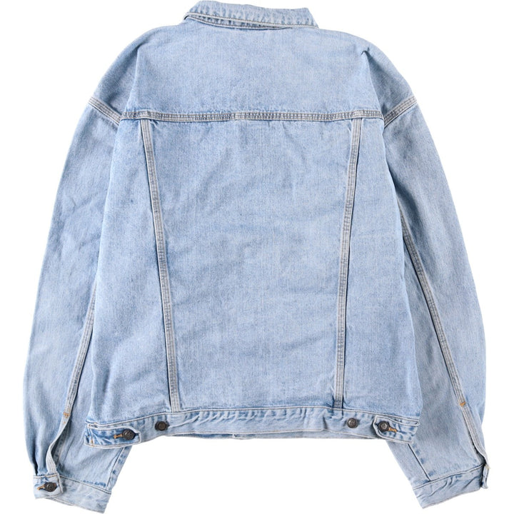 2000'S Wrangler denim jacket, men's size XXL. cotton blue type Vintage Second Hand