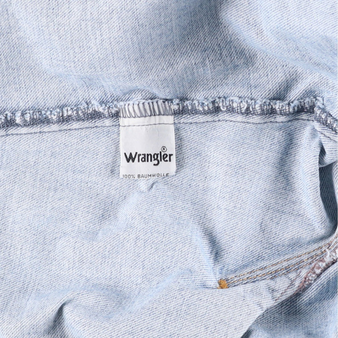 2000'S Wrangler denim jacket, men's size XXL. cotton blue type Vintage Second Hand