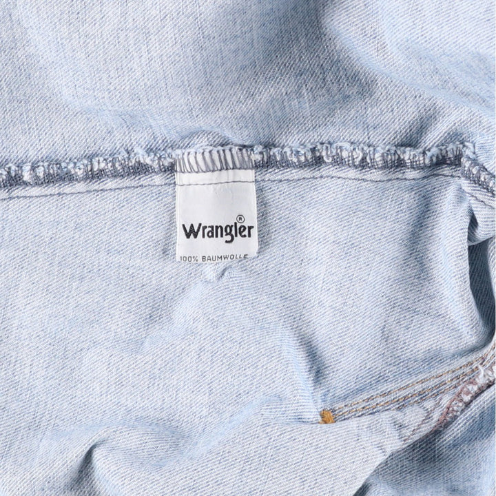 2000'S Wrangler denim jacket, men's size XXL. cotton blue type Vintage Second Hand