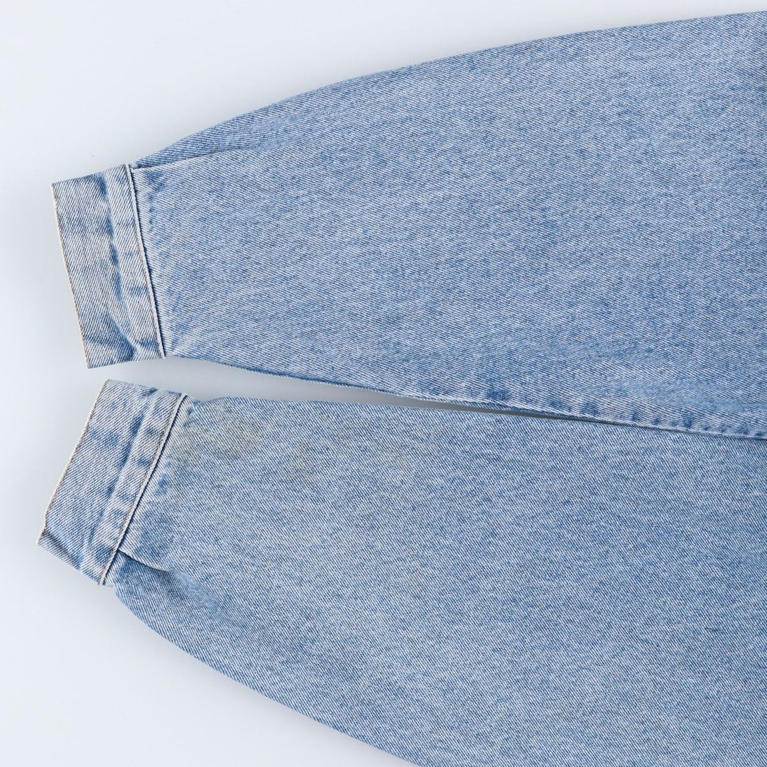 90'S Lee Riders denim jacket, denim jacket, men's size L, vintage cotton blue type Vintage Second Hand