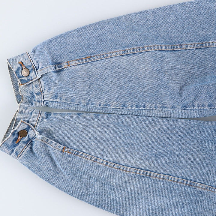 90'S Lee Riders denim jacket, denim jacket, men's size L, vintage cotton blue type Vintage Second Hand