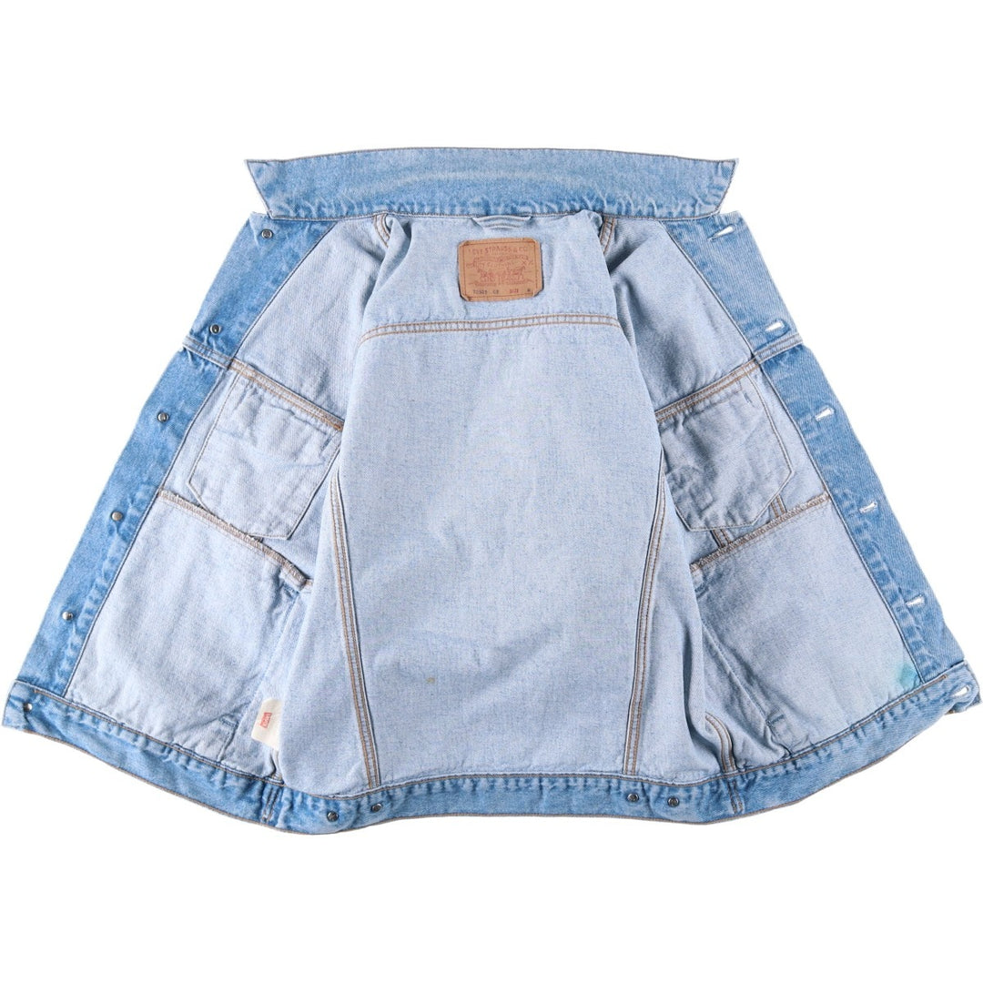 1990'S Levi's 70503-0213 Denim Jacket (Men's Size M equivalent) Vintage cotton Blue type light blue Vintage Second Hand