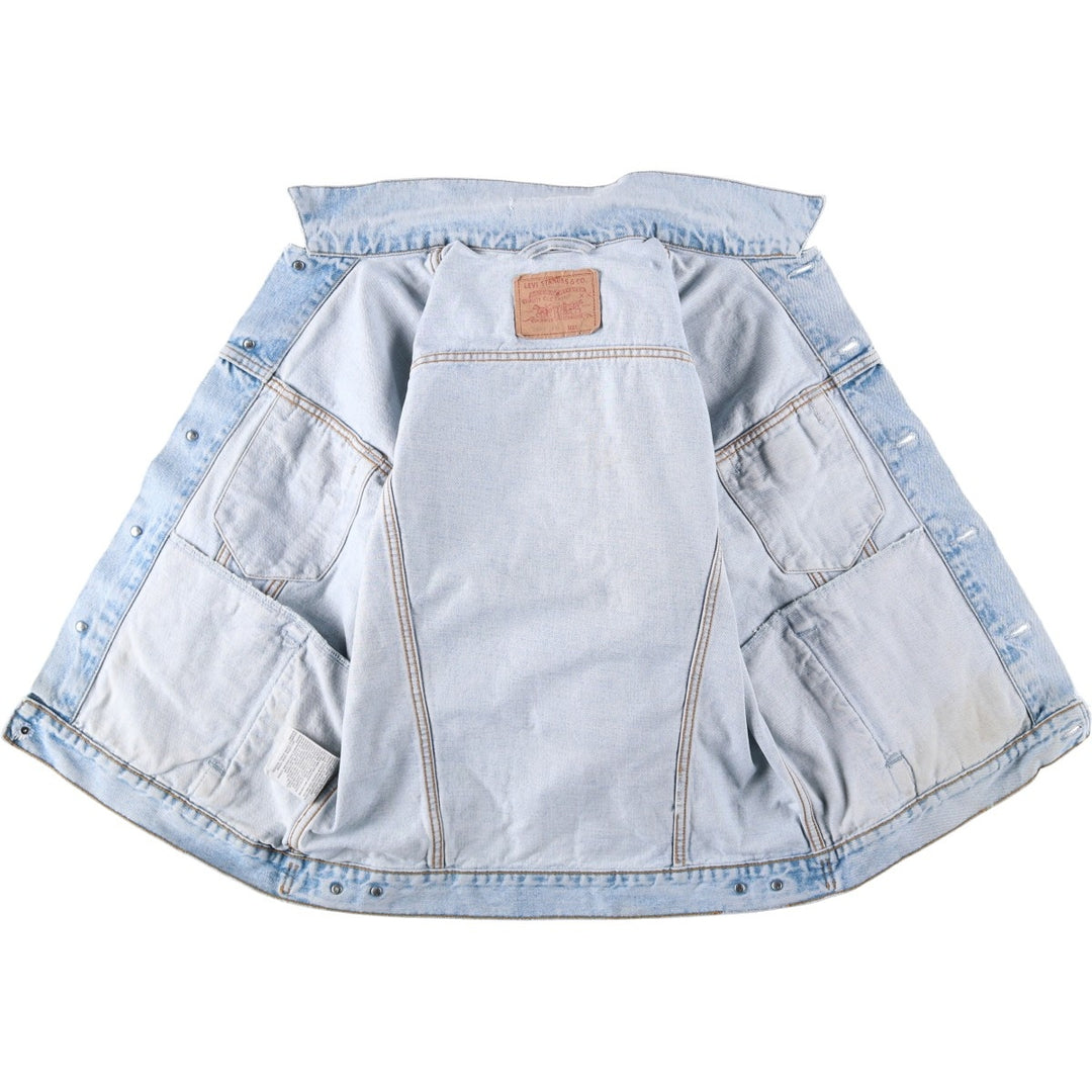 90'S Levi's 70503-0210 denim jacket, denim jacket, men's size L, vintage cotton blue type Vintage Second Hand