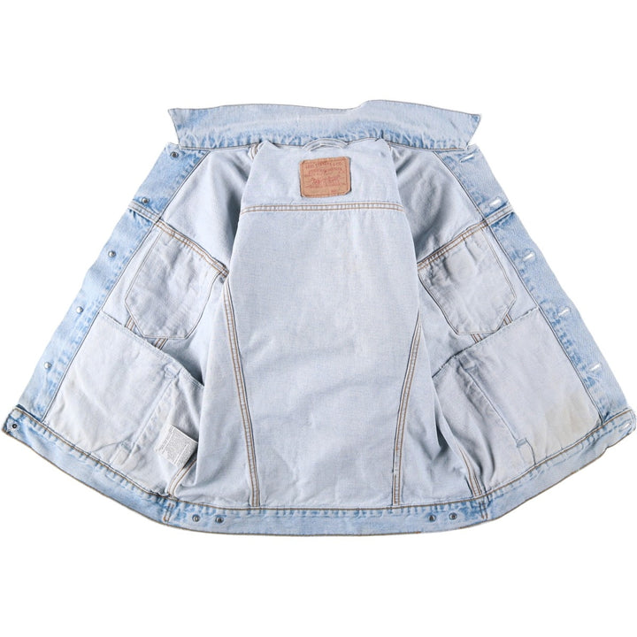 90'S Levi's 70503-0210 denim jacket, denim jacket, men's size L, vintage cotton blue type Vintage Second Hand