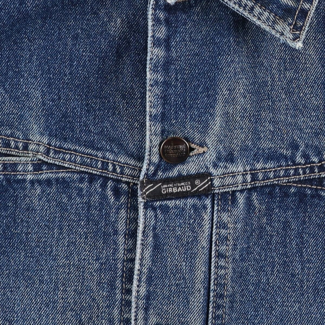 1990'S Marithe François Girbaud denim jacket, men's size XXL equivalent, vintage. cotton blue type Vintage Second Hand