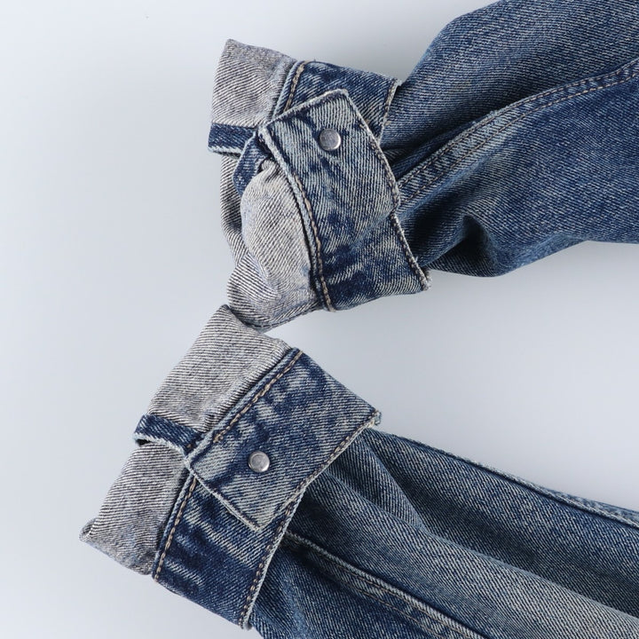 1990'S Marithe François Girbaud denim jacket, men's size XXL equivalent, vintage. cotton blue type Vintage Second Hand