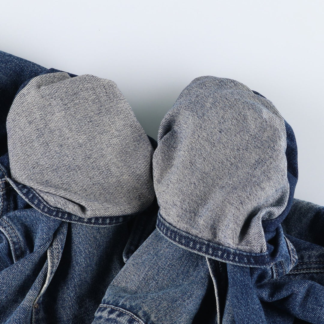 1990'S Marithe François Girbaud denim jacket, men's size XXL equivalent, vintage. cotton blue type Vintage Second Hand