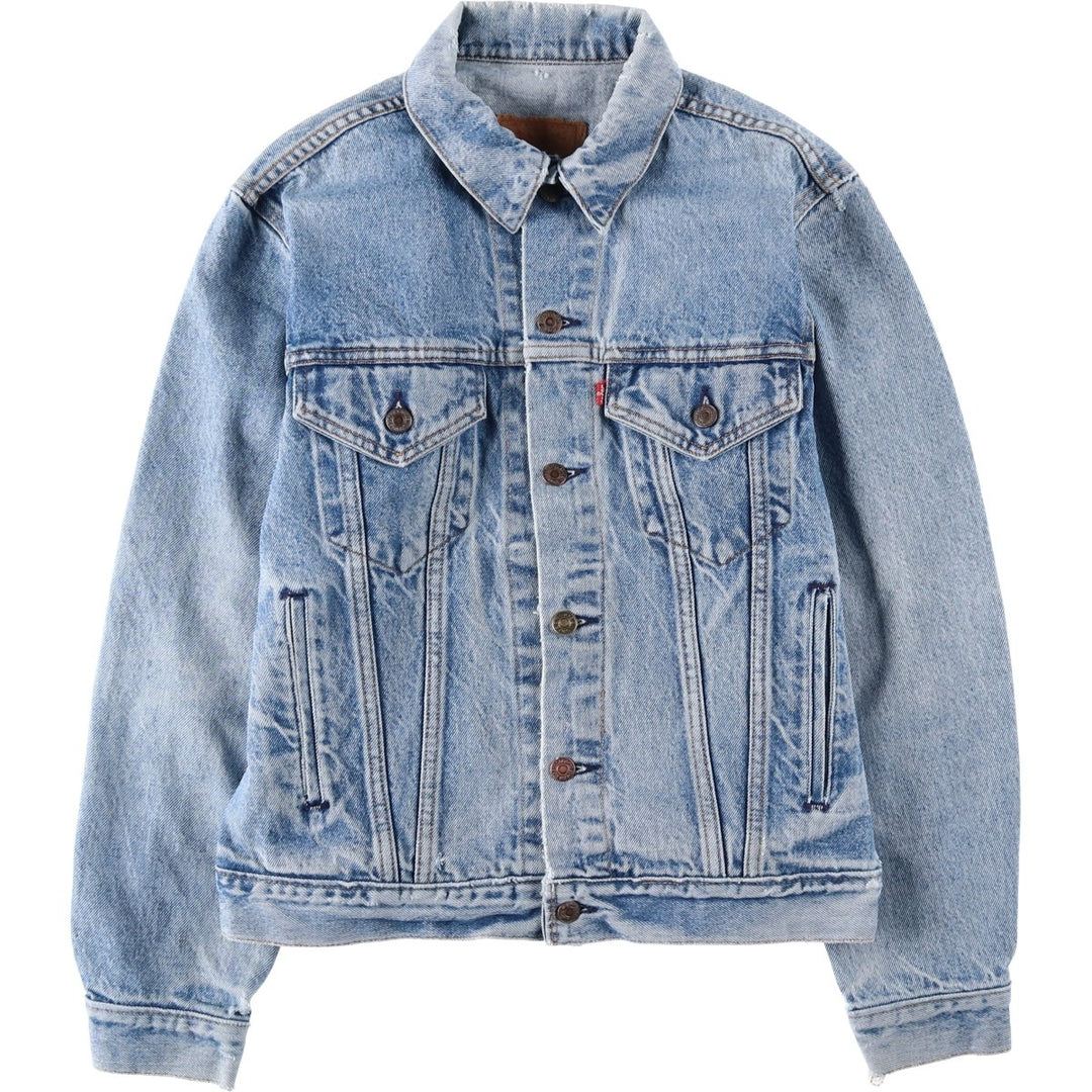 80s~90'S Levi's 70506-0216 denim jacket, denim jacket, made in USA, men's size M, vintage cotton blue type Vintage Second Hand