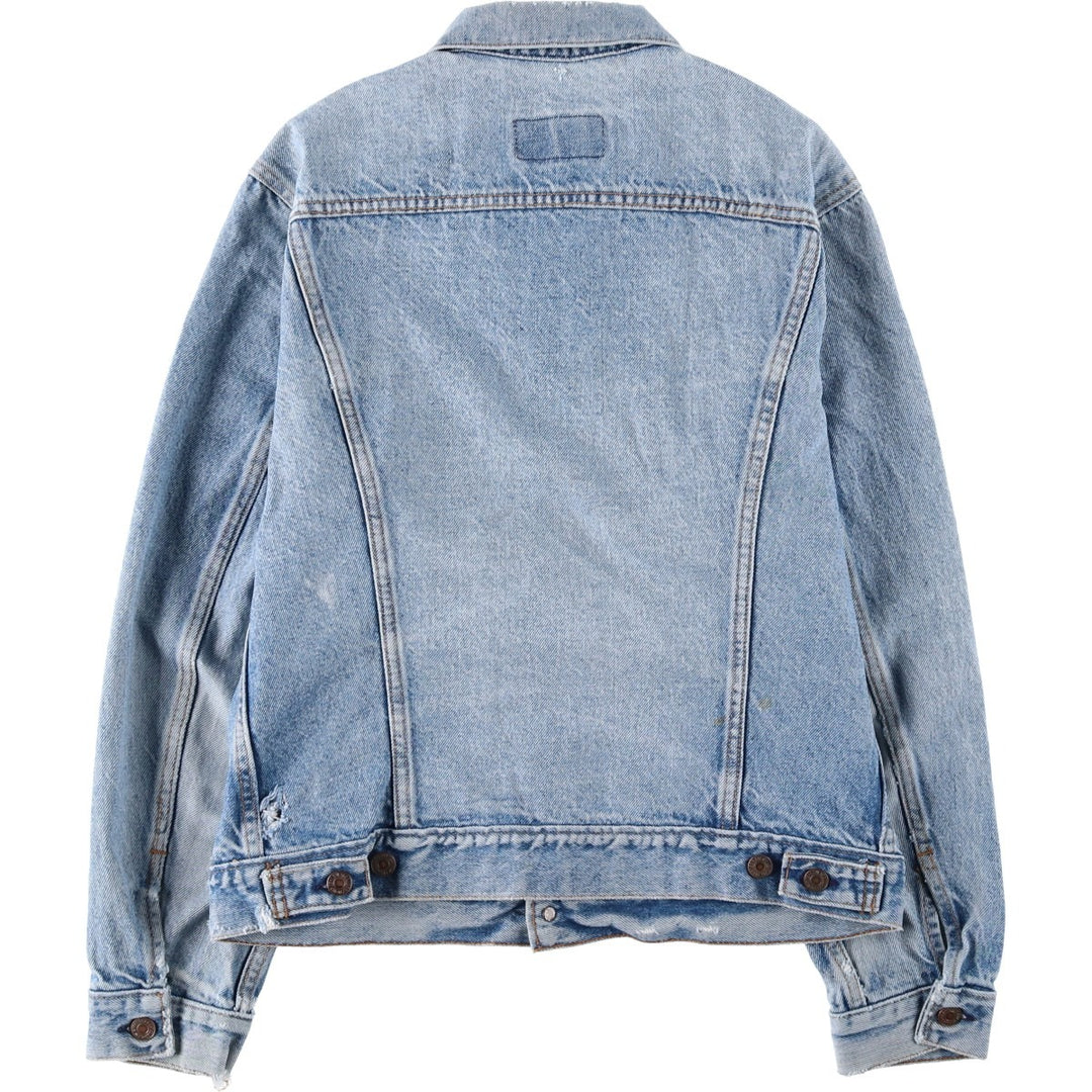 80s~90'S Levi's 70506-0216 denim jacket, denim jacket, made in USA, men's size M, vintage cotton blue type Vintage Second Hand