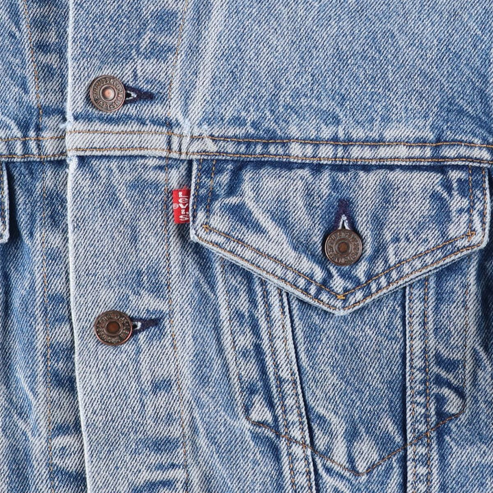 80s~90'S Levi's 70506-0216 denim jacket, denim jacket, made in USA, men's size M, vintage cotton blue type Vintage Second Hand
