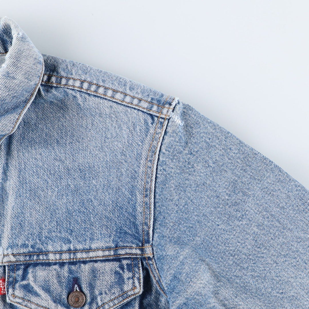 80s~90'S Levi's 70506-0216 denim jacket, denim jacket, made in USA, men's size M, vintage cotton blue type Vintage Second Hand