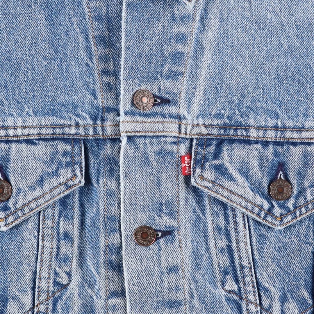 80s~90'S Levi's 70506-0216 denim jacket, denim jacket, made in USA, men's size M, vintage cotton blue type Vintage Second Hand