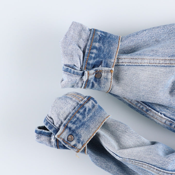 80s~90'S Levi's 70506-0216 denim jacket, denim jacket, made in USA, men's size M, vintage cotton blue type Vintage Second Hand