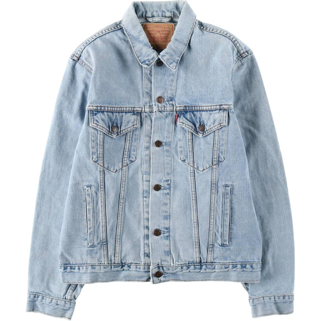 90'S Levi's 70503-0482 denim jacket, denim jacket, men's size L, vintage cotton blue type Vintage Second Hand