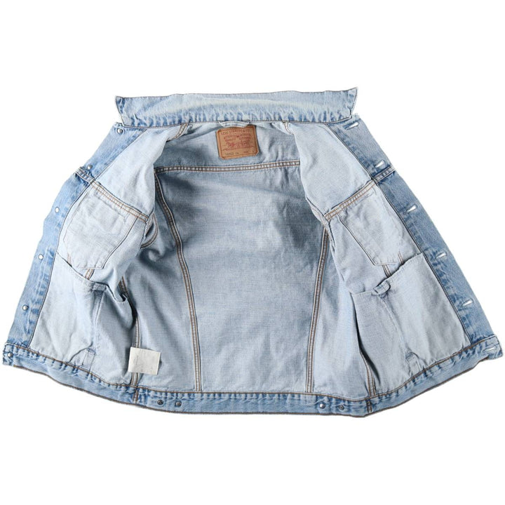 90'S Levi's 70503-0482 denim jacket, denim jacket, men's size L, vintage cotton blue type Vintage Second Hand