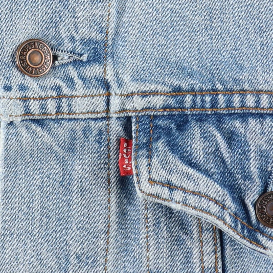 90'S Levi's 70503-0482 denim jacket, denim jacket, men's size L, vintage cotton blue type Vintage Second Hand