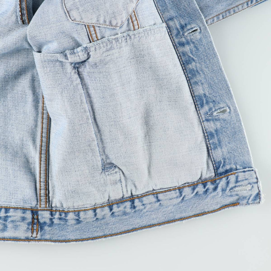 90'S Levi's 70503-0482 denim jacket, denim jacket, men's size L, vintage cotton blue type Vintage Second Hand