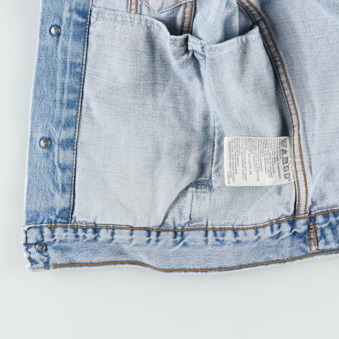 90'S Levi's 70503-0482 denim jacket, denim jacket, men's size L, vintage cotton blue type Vintage Second Hand