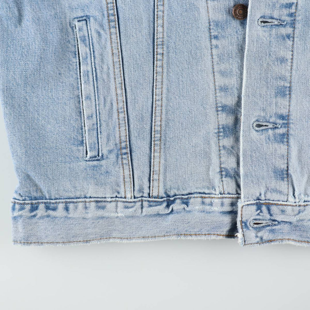 90'S Levi's 70503-0482 denim jacket, denim jacket, men's size L, vintage cotton blue type Vintage Second Hand